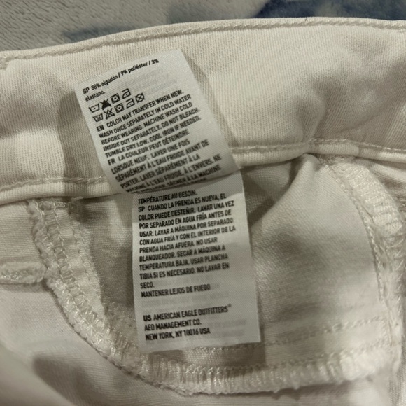 American Eagle Outfitters Women’s White Denim Skinny Jeans Sz. 2-Reg. - Picture 7 of 9